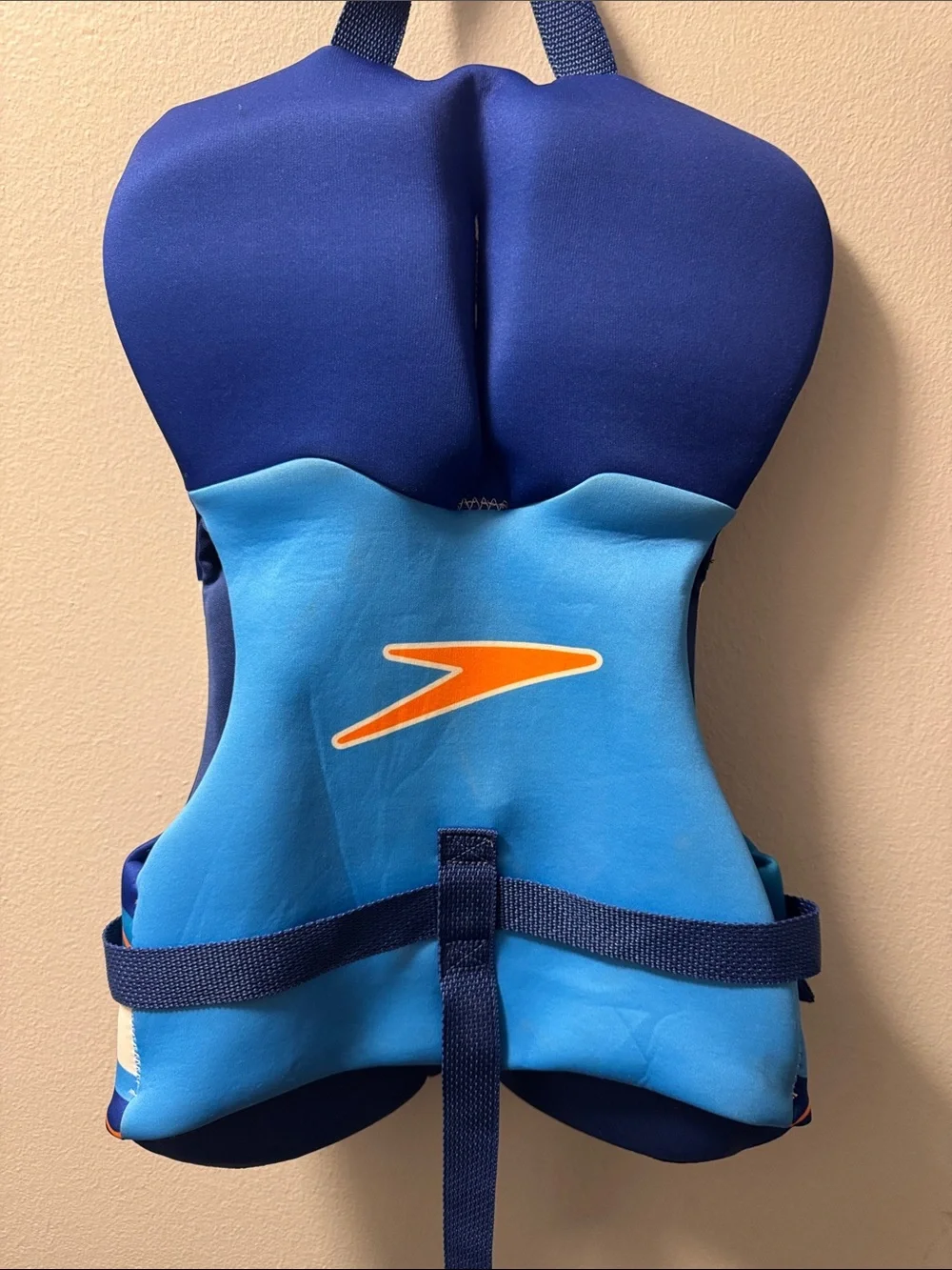 Speedo Blue and Orange Kids' Shark Swim Vest